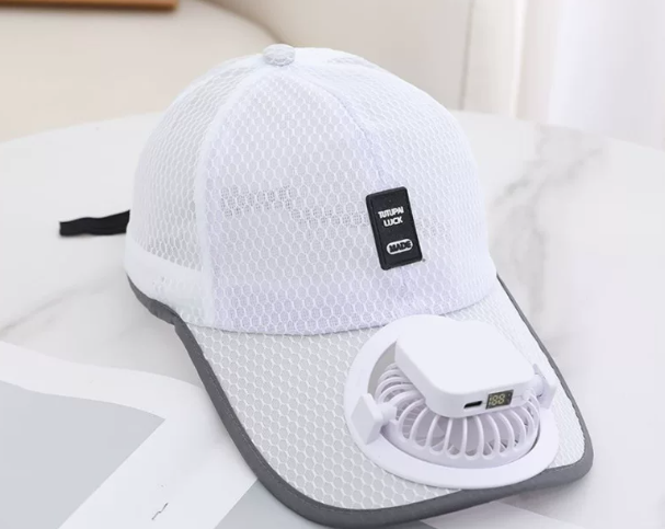 গরমে আর ঘাম নয়! স্মার্ট ফ্যান ক্যাপ – মাথায় ঠান্ডা বাতাস সবসময়