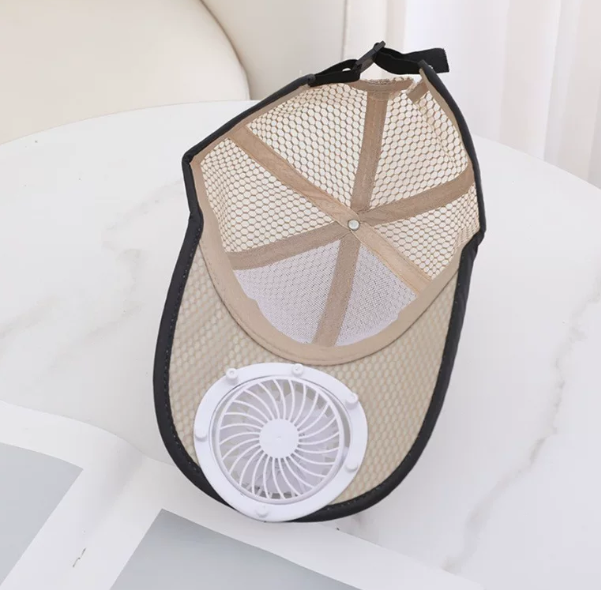 গরমে আর ঘাম নয়! স্মার্ট ফ্যান ক্যাপ – মাথায় ঠান্ডা বাতাস সবসময়