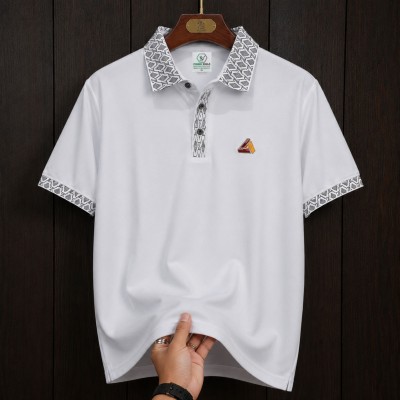 Premium China Pique Polo Shirt for Men | Contrast Collar & Sleeve Stripe Design | M, L, XL, XXL